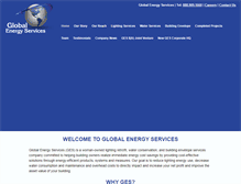 Tablet Screenshot of globalenergyservice.us